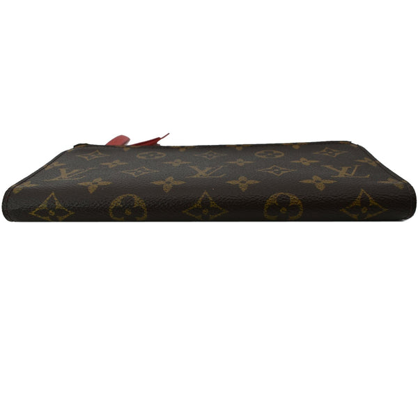 LOUIS VUITTON Adele Monogram Canvas Wallet Brown