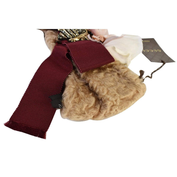 Gucci Fur Beetle Women and Girls Headband Beige - corner view