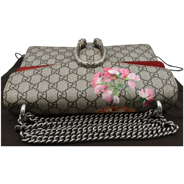 GUCCI Dionysus Small GG Blooms Shoulder Bag Beige 400249