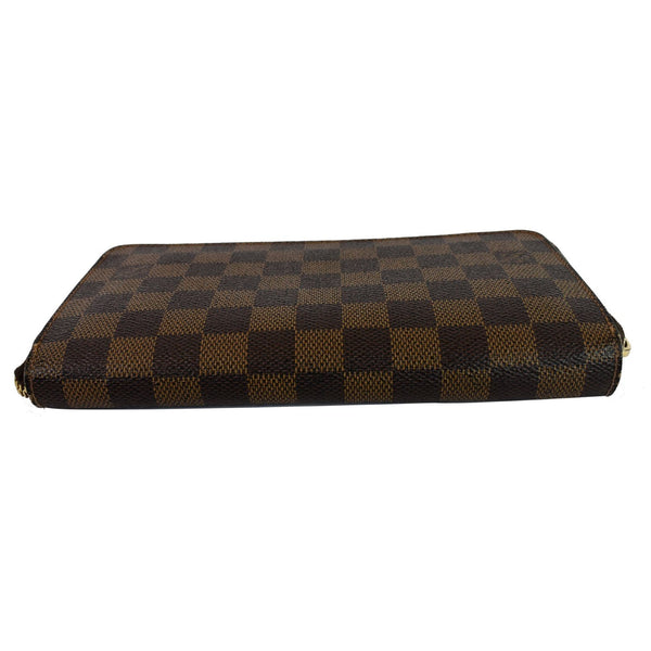 LOUIS VUITTON Zippy Damier Ebene Organizer Wallet Brown