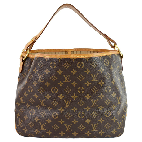 LOUIS VUITTON Delightful PM Monogram Canvas Shoulder Bag Brown
