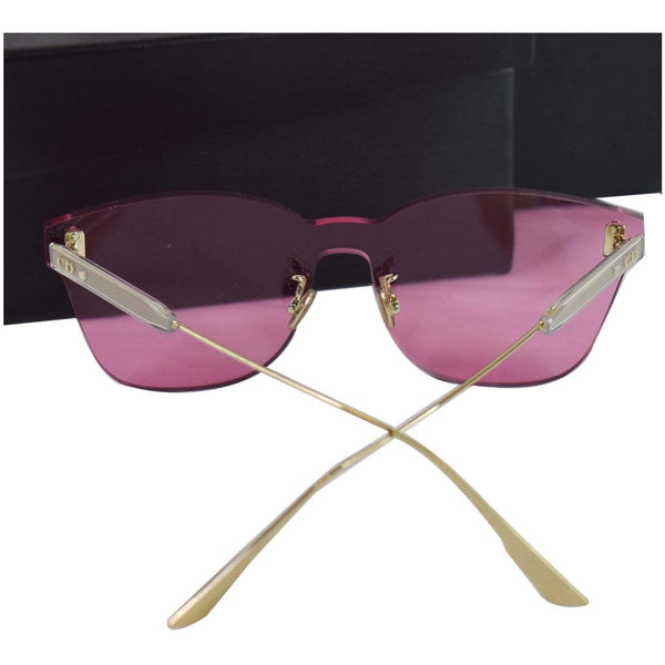 CHRISTIAN DIOR 49 MM Pink Shield Sunglasses DIORCOLORQUAKE2MU1
