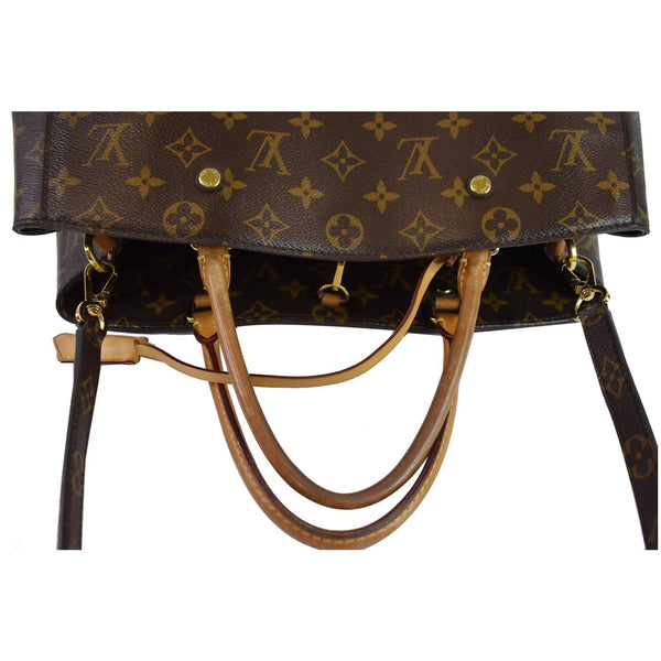 Louis Vuitton Montaigne GM Monogram Canvas bag handles