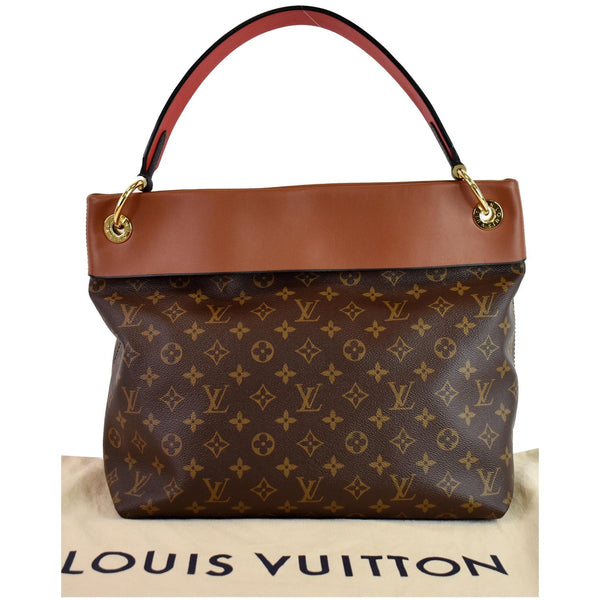 front side lv Tuileries Monogram Canvas Hobo Bag 