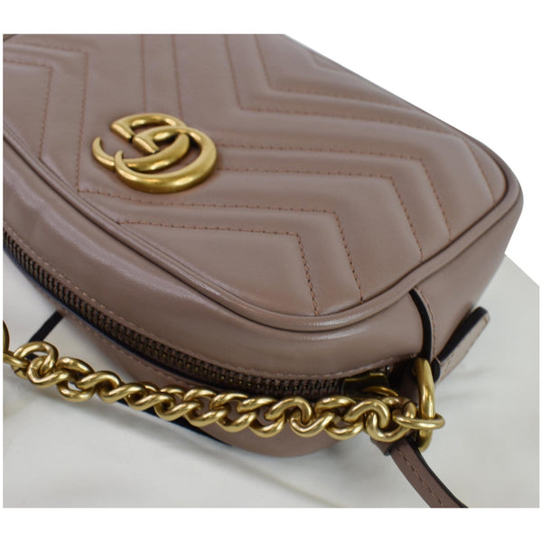 Gucci GG Marmont Matelasse Mini Leather Crossbody Bag corner