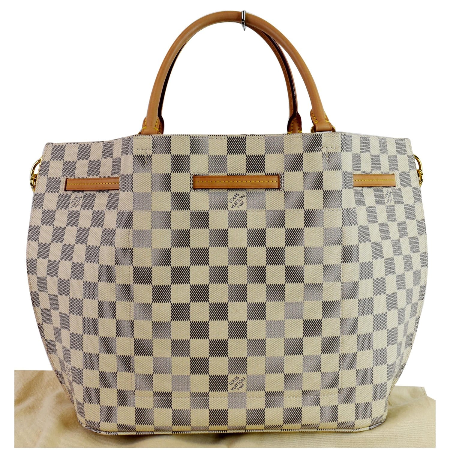 Girolata handbag Louis Vuitton White in Cotton - 30689244
