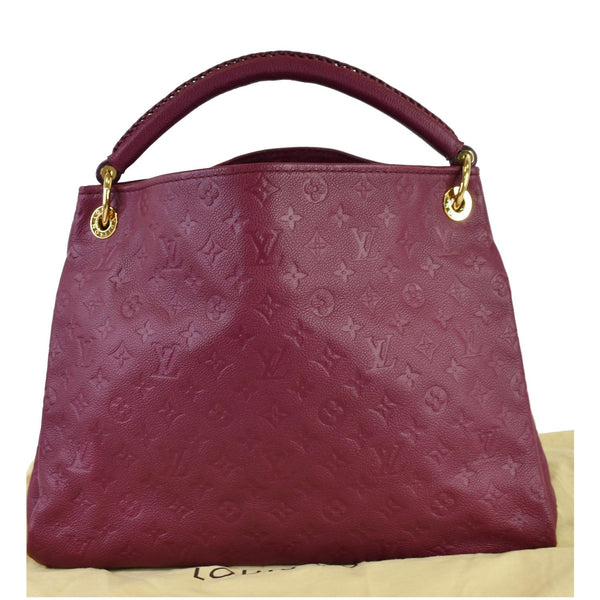 LOUIS VUITTON Artsy MM Empreinte Leather Shoulder Bag Mulberry
