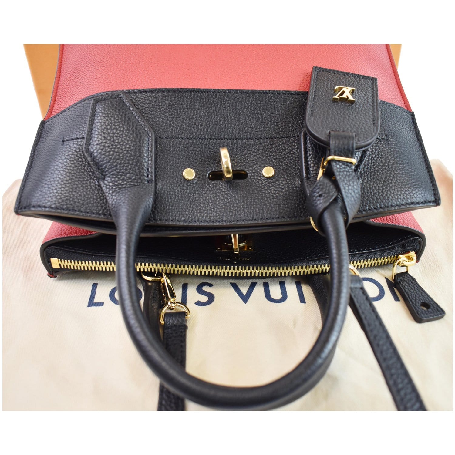 3D model Louis Vuitton City Steamer Bag Red Black VR / AR / low