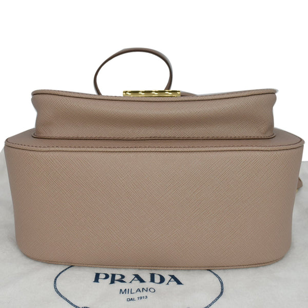 Prada Lux Metropolis Saffiano Leather Tote Bag Cipria