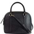 Louis Vuitton Dome Leather Medium Shoulder Bag Black