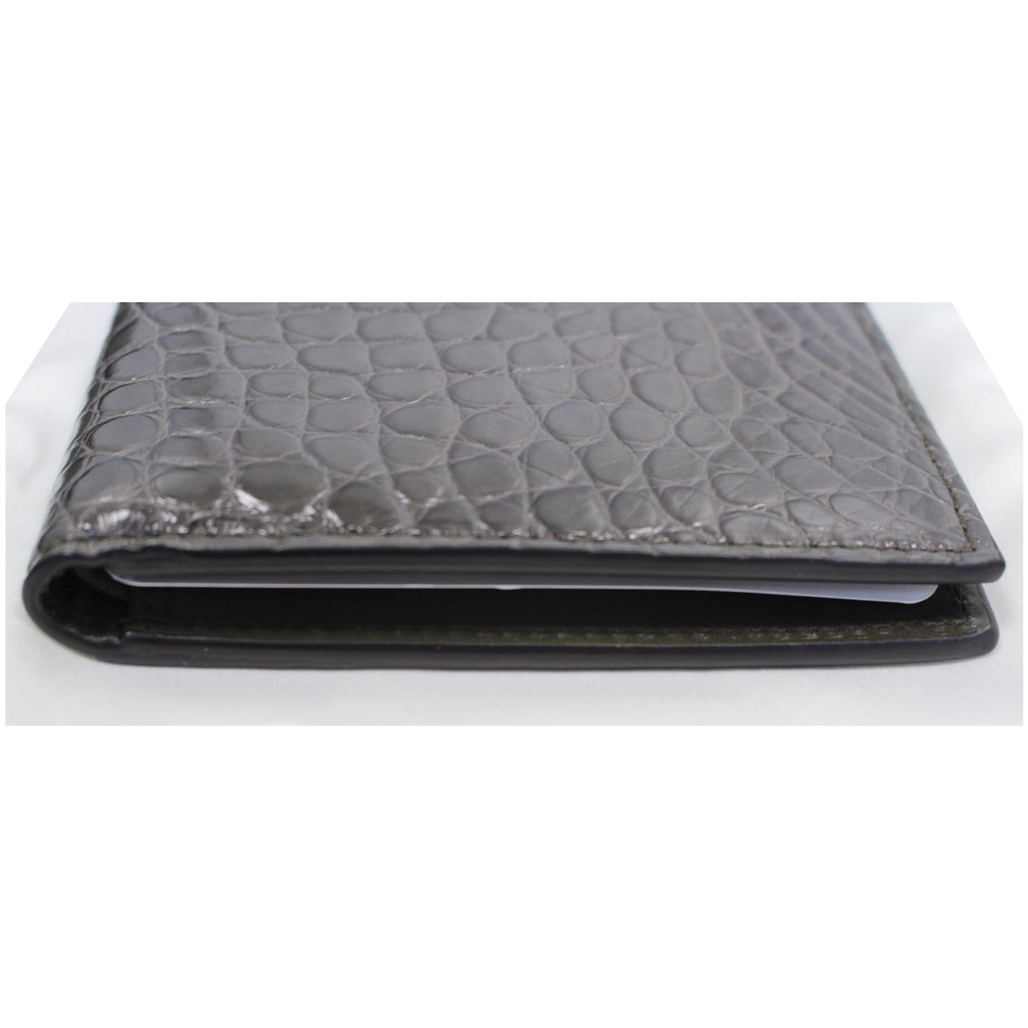 Vintage Crocodile Leather Gucci Mens Wallet