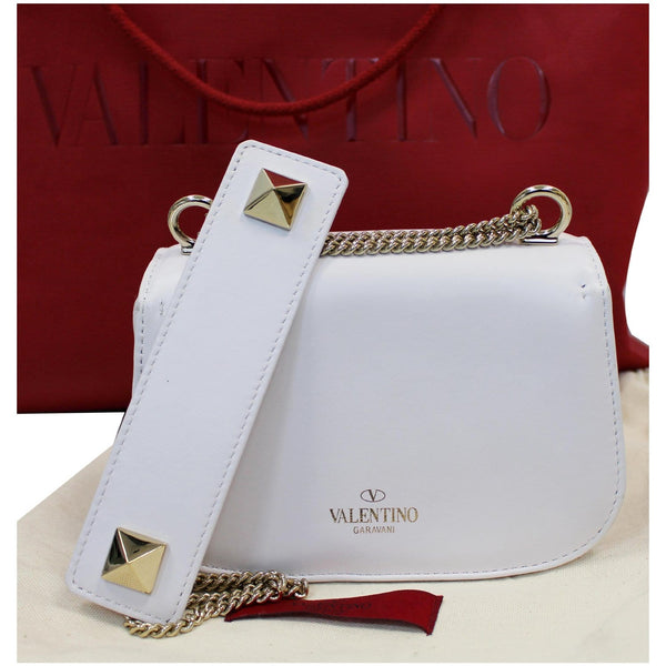 Valentino Garavani VLTN Leather Crossbody Bag back