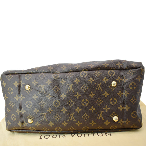 Louis Vuitton Artsy MM Monogram Canvas Hobo Bag Brown