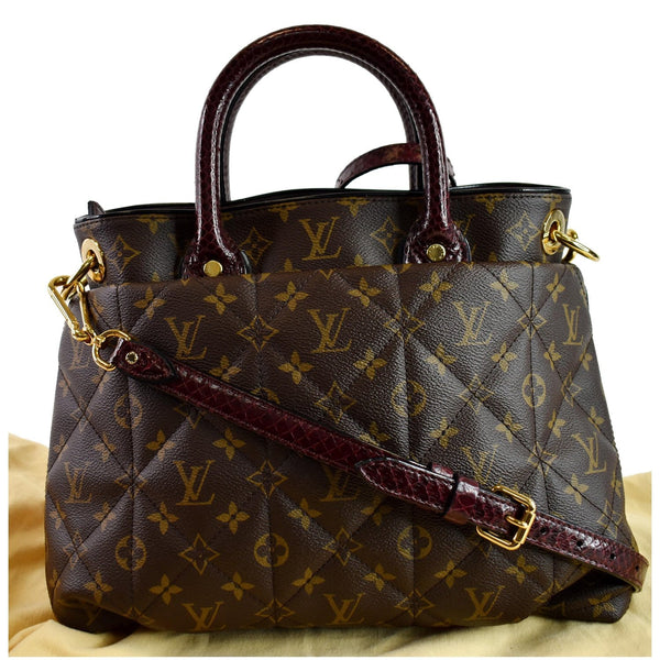 LOUIS VUITTON Etoile MM Exotique Monogram Canvas Shoulder Bag Brown