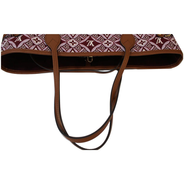 Louis Vuitton Neverfull MM Leather Handles Bag