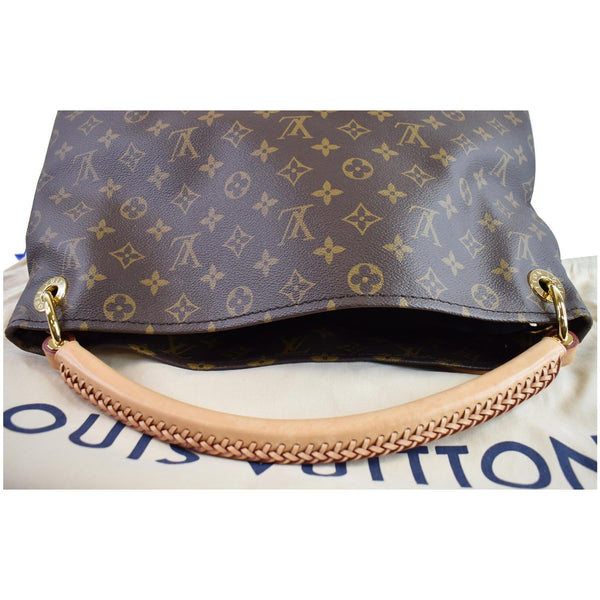 LOUIS VUITTON Artsy MM Monogram Canvas Shoulder Bag Brown