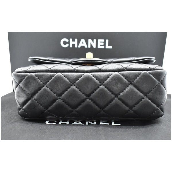 Chanel Pearl Crush Mini Rectangular Flap Bag - bottom look