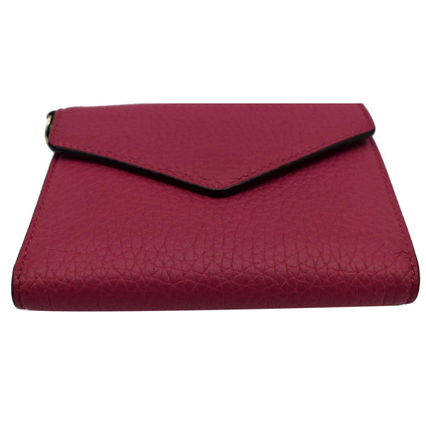CHRISTIAN DIOR Diorissimo Compact Grained Leather Wallet Pink - 20% OFF