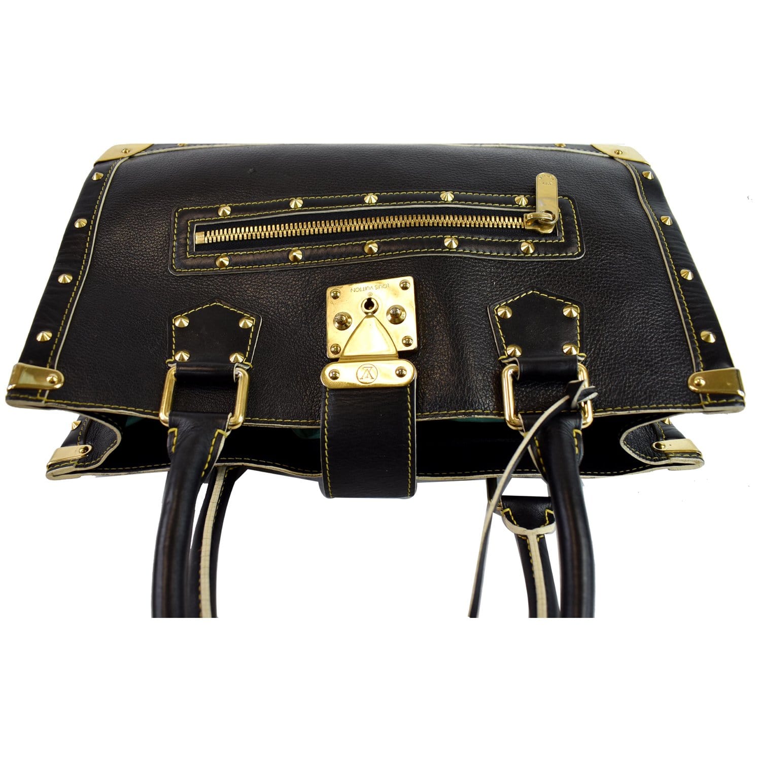 Louis Vuitton Suhali Le Fabuleux Handbag Leather Black 2378861