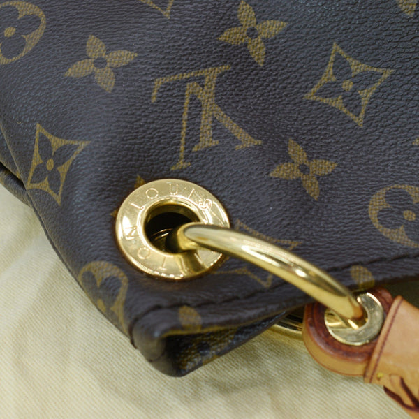 LOUIS VUITTON Artsy MM Monogram Canvas Hobo Bag Brown - sold
