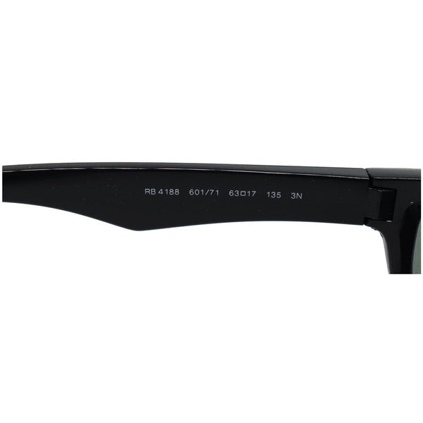 Ray-Ban RB4188 601/71 Men Black Sunglasses Green Lens