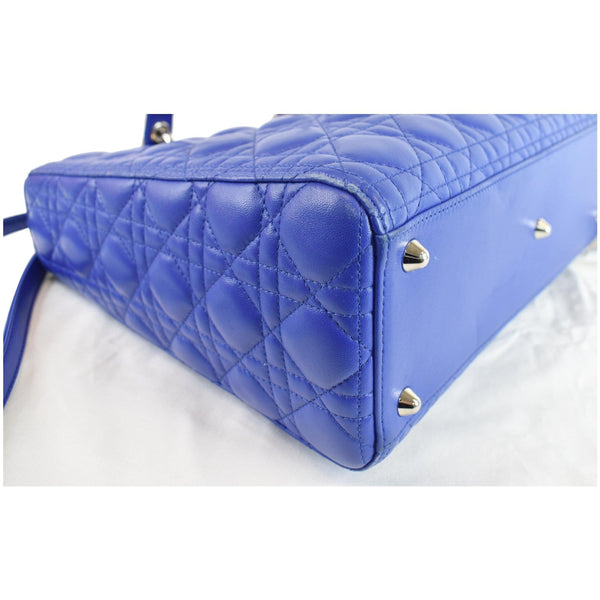 Christian Dior Large Lady Dior Metal feet Bag