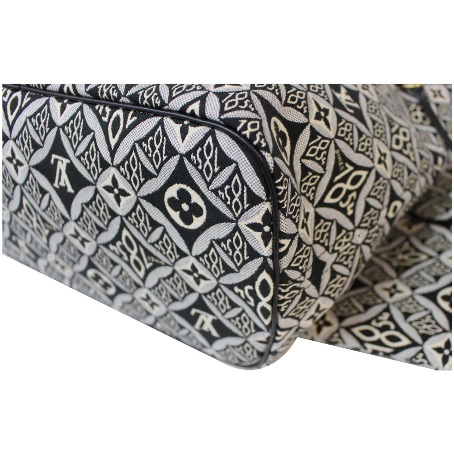 Gray Louis Vuitton Monogram Jacquard Since 1854 Nano Noe Bucket Bag