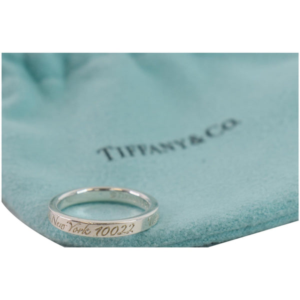 Tiffany & Co 5th Ave Sterling Silver 727 ring for sale