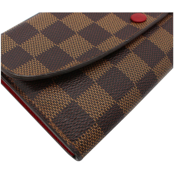 Louis Vuitton Emilie Damier Ebene Wallet - flap closed
