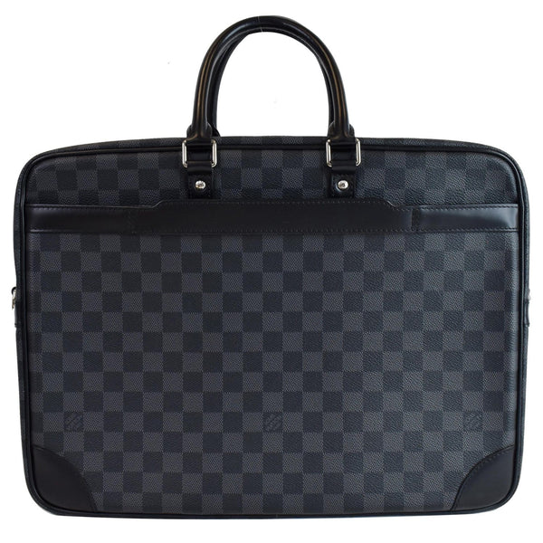 Louis Vuitton Porte Documents Voyage GM Bag Black