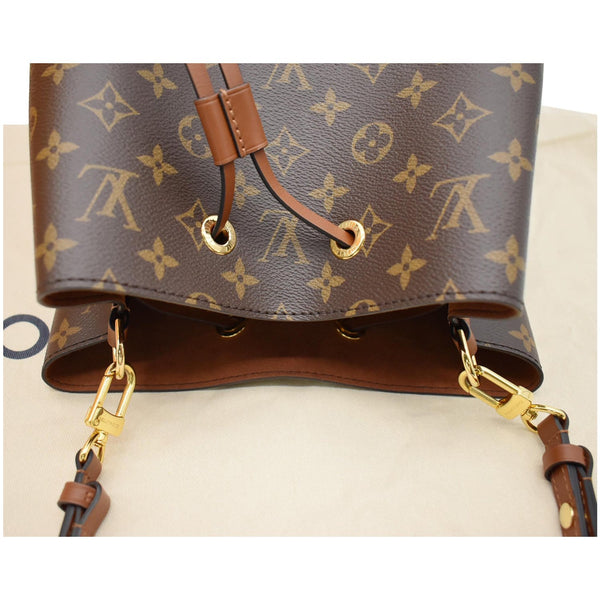 LOUIS VUITTON NeoNoe Monogram Canvas Crossbody Bag Caramel