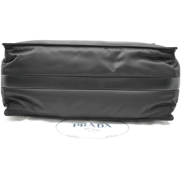 Prada Large Padded Re-Nylon Shoulder Bag - bottom preview