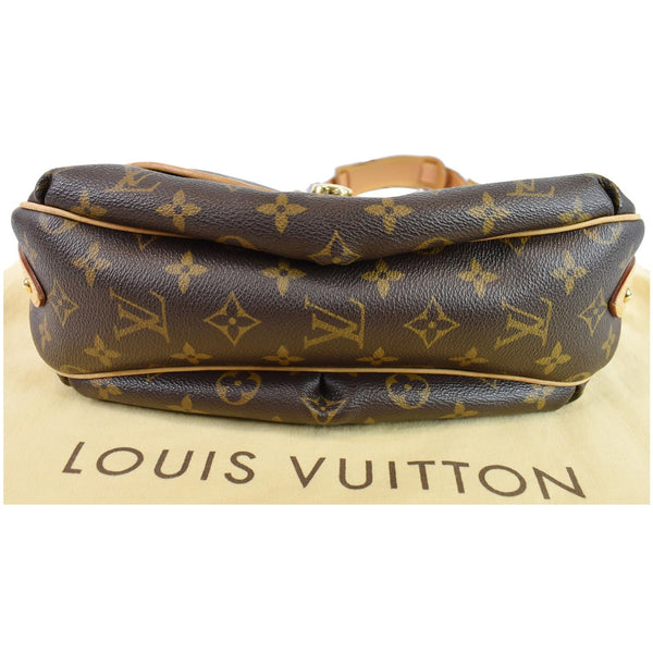 LOUIS VUITTON Tulum GM Monogram Canvas Shoulder Bag Brown