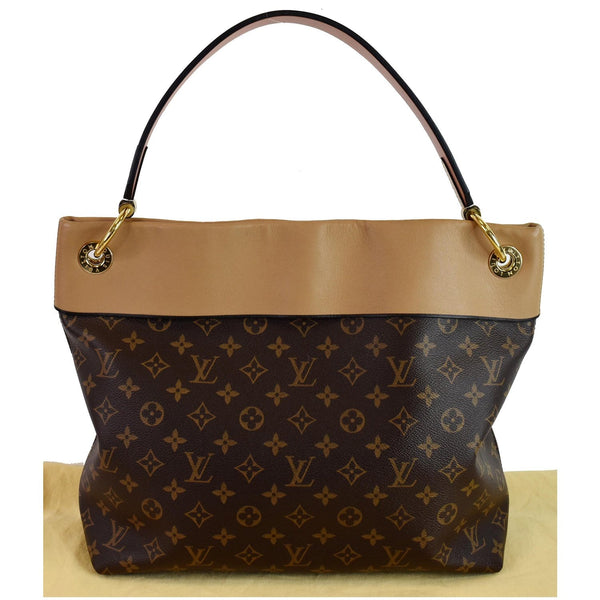 LOUIS VUITTON Tuileries Monogram Canvas Hobo Bag Sesame