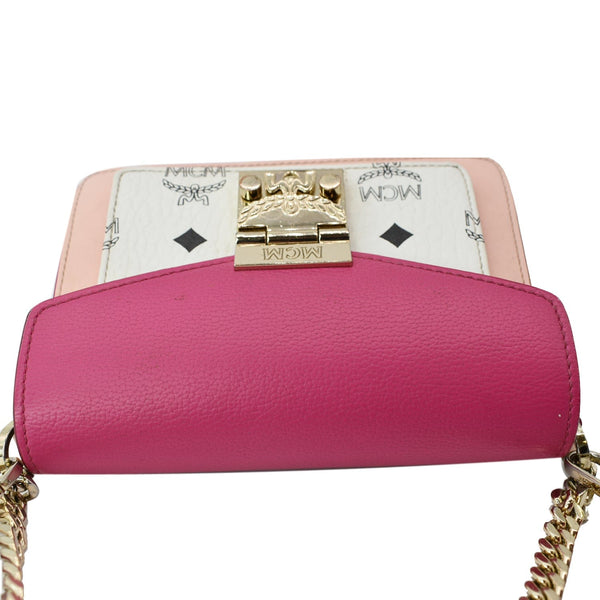 MCM Patricia Mini Block Leather Crossbody Bag Multicolor