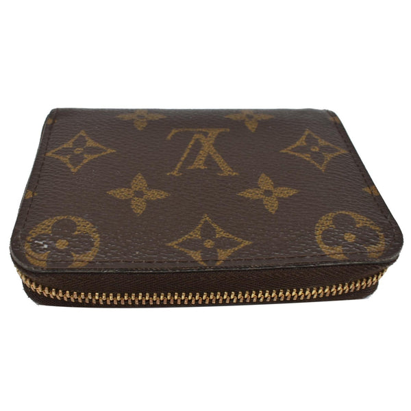 LOUIS VUITTON Monogram Canvas Zippy Coin Purse Brown