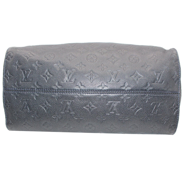 LOUIS VUITTON Lumineuse PM Monogram Empreinte Leather Shoulder Bag Black