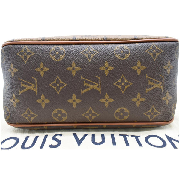 Louis Vuitton Dauphine PM Monogram Canvas Hobo Bag bottom view