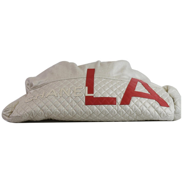 Chanel LA Large Jersey Quilted Hobo Shoulder Bag LA