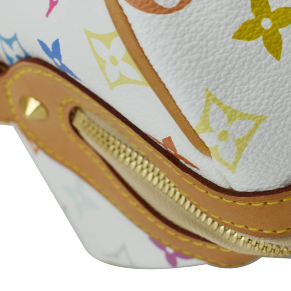 LOUIS VUITTON Courtney GM Monogram Canvas Shoulder Bag White