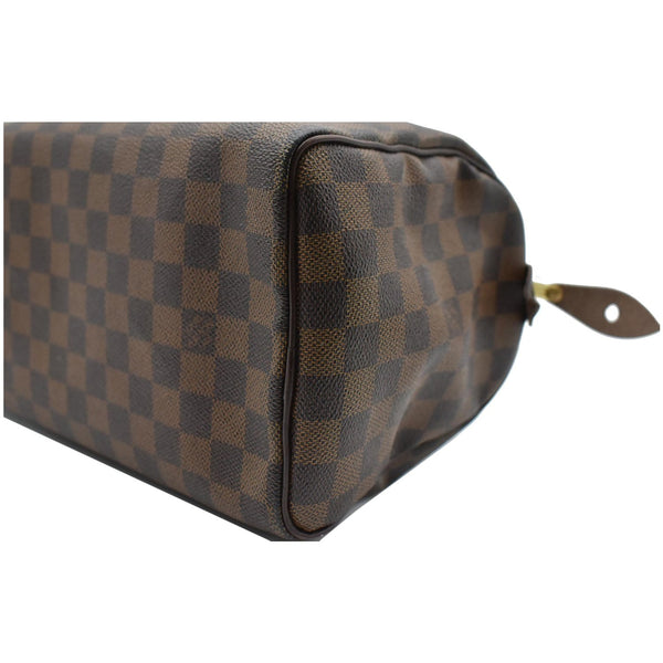 LOUIS VUITTON Speedy 25 Damier Ebene Satchel Bag Brown