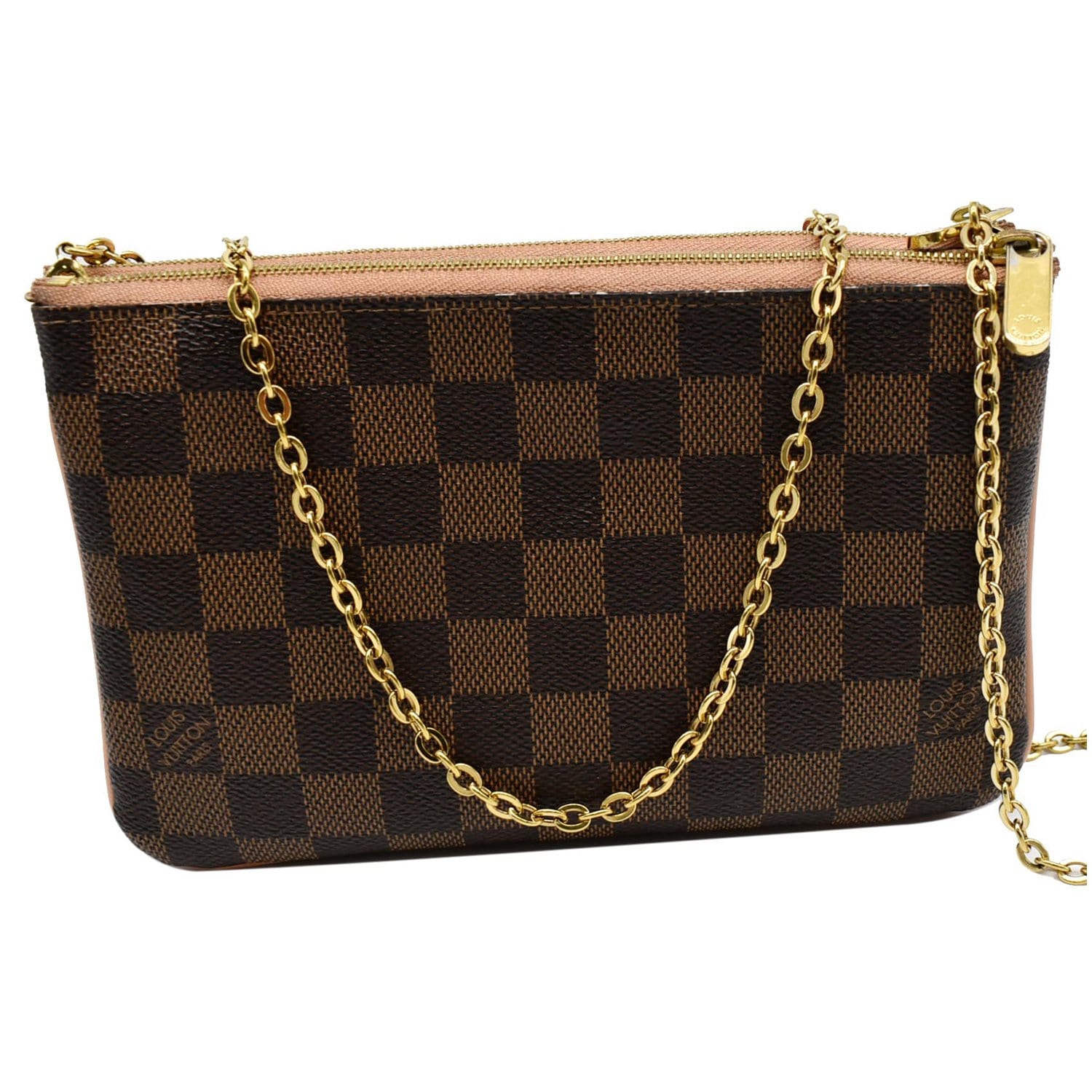 Louis Vuitton Ebene Double Zip Pochette Bag – The Closet
