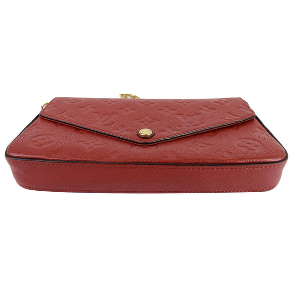 Louis Vuitton Pochette Felicie Monogram Empreinte Pouch - top front view