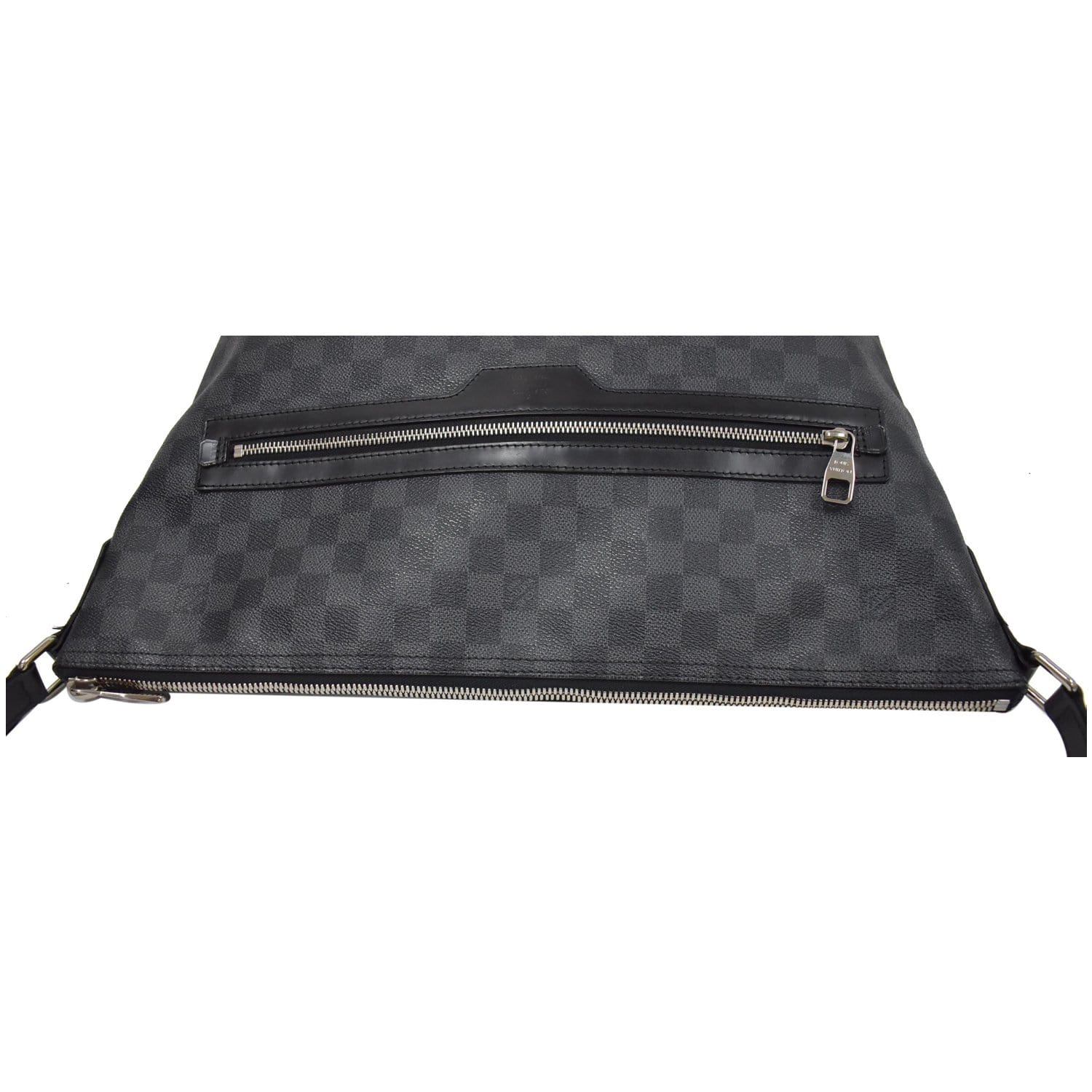 Louis Vuitton Black x Grey Damier Graphite Mick MM Messenger Crossbody Bag  34lv3