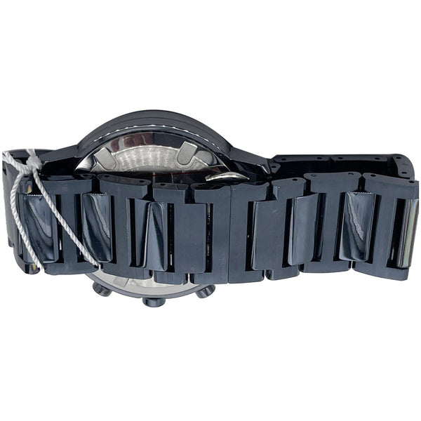 MOVADO Bold Evolution 3600683 Chronograph Quartz SS Watch Blue Dial 42mm