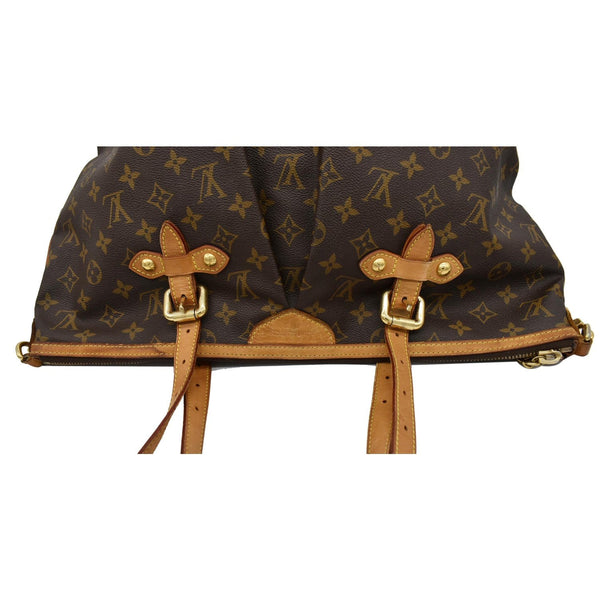 LOUIS VUITTON Palermo GM Monogram Canvas Tote Shoulder Bag Brown