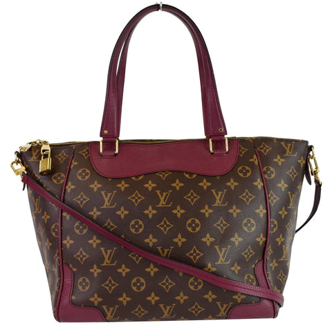 LOUIS VUITTON Estrela NM Monogram Canvas Shoulder Bag Raisin