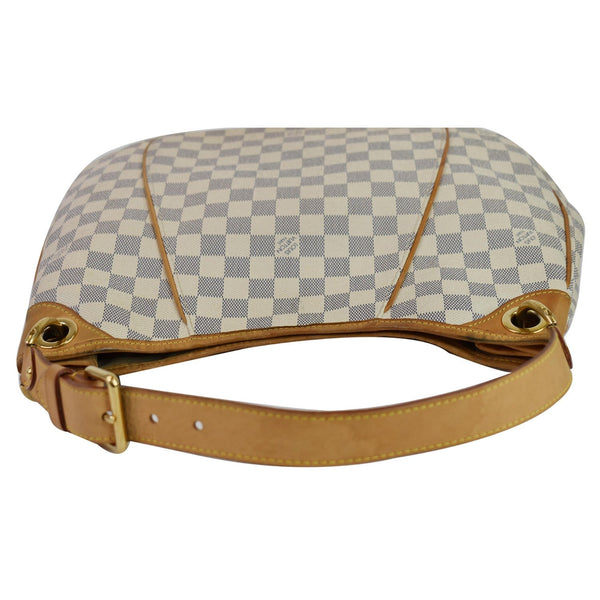 Louis Vuitton Galliera PM Damier Azur Shoulder Bag - top upside view