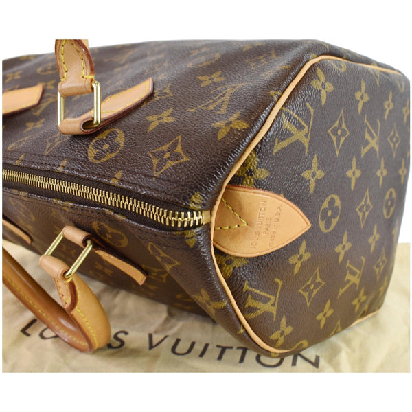 Louis Vuitton Speedy 30 Canvas bag top edge