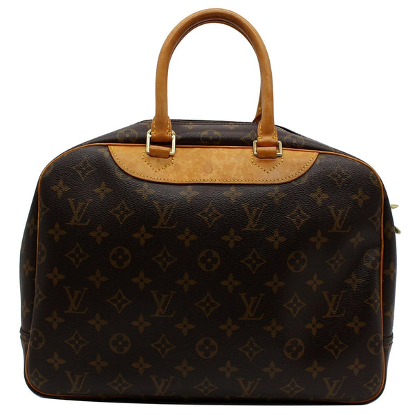 Louis Vuitton Deauville Boston Monogram Canvas Bag - round handles